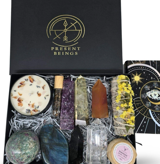 7 Chakras Healing Crystals Box, Chakra Awakening Kit, Spiritual Gifts, Mental Health Gift Box, Meditation Gemstones, Reiki Gift