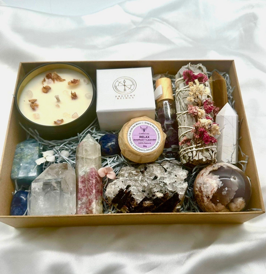 Reiki Crystals Gift Box For Gemini Season & Gemini Star Signs, Gemini Zodiac Reiki Crystals Kit, Spiritual Gifts, Chakra Balancing Kit